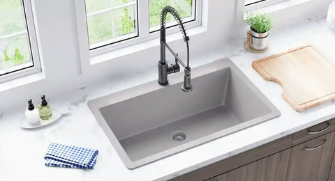 how to install undermount sink to quartz