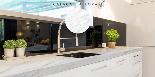 Transform Your Space with Calacatta Royale (20mm Printed) – Esos Surfaces in Prince William County, Virginia