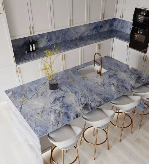 Blue Quartz stone