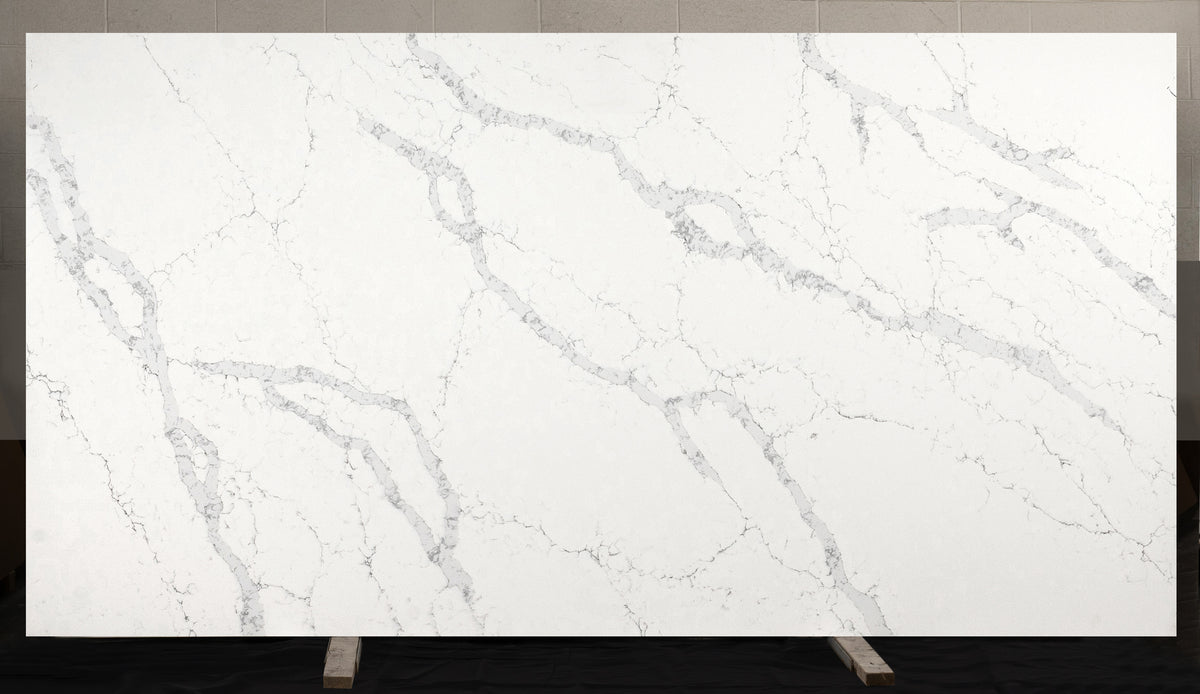 Calacatta River Quartz Countertops | Elegant White Look Surface