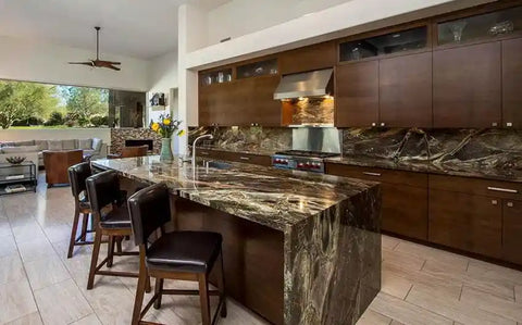 brown quartz countertops colors real project